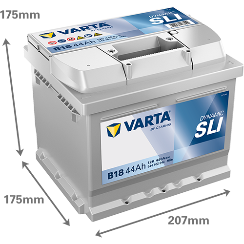 VARTA Dynamic SLI batteri 12V 44Ah B18