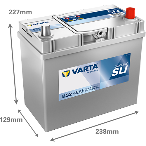 VARTA Dynamic SLI batteri 12V 45Ah B32-2