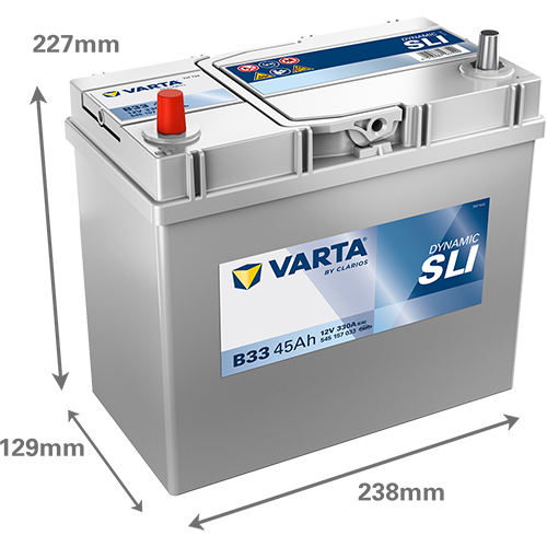 VARTA Dynamic SLI batteri 12V 45Ah B33-2