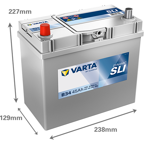 VARTA Dynamic SLI batteri 12V 45Ah B34-2