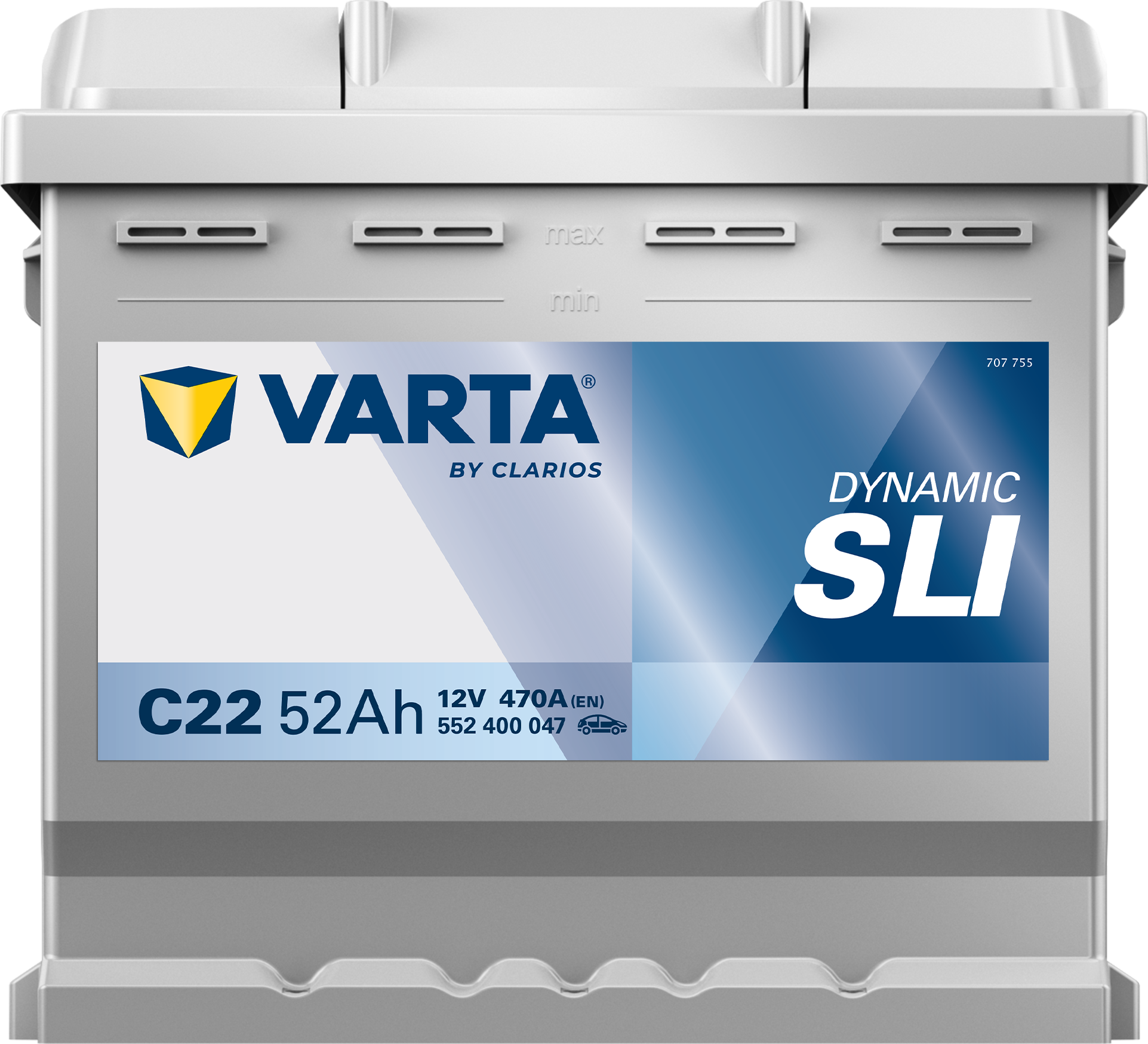 VARTA Dynamic SLI batteri 12V 52Ah C22-3