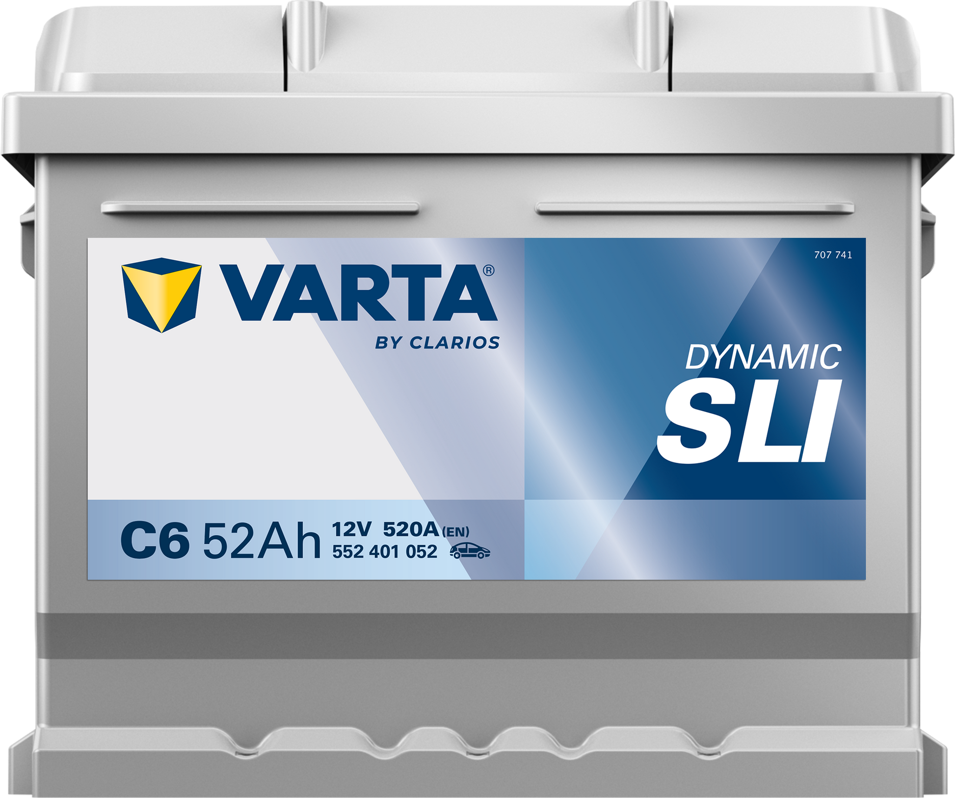 VARTA Dynamic SLI batteri 12V 52Ah C6-3