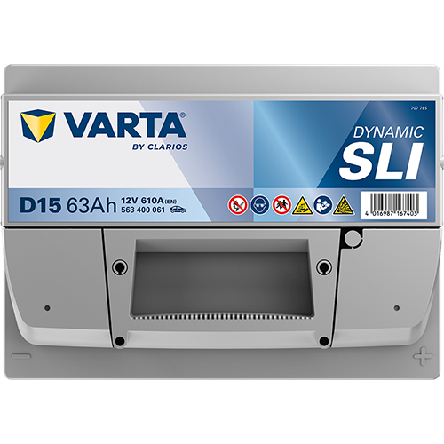 VARTA Dynamic SLI batteri 12V 63Ah D15-4