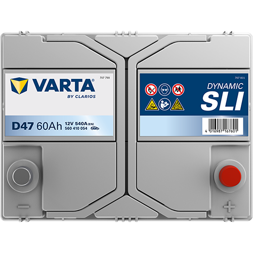 VARTA Dynamic SLI batteri 12V 60Ah D47-4