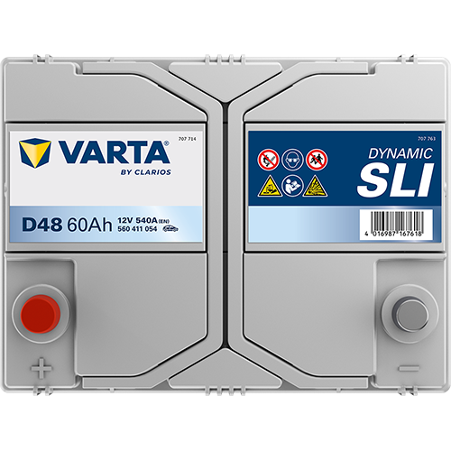 VARTA Dynamic SLI batteri 12V 60Ah D48-4