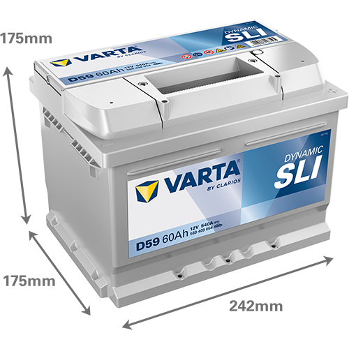 VARTA Dynamic SLI batteri 12V 60Ah D59-2