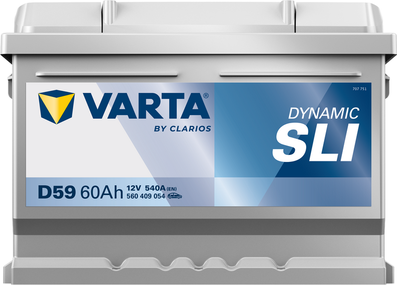 VARTA Dynamic SLI batteri 12V 60Ah D59-3