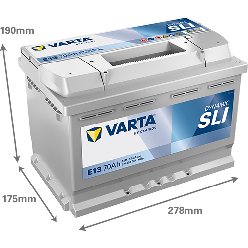 VARTA Dynamic SLI batteri 12V 70Ah E13-2