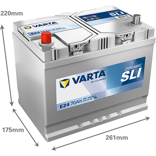 VARTA Dynamic SLI batteri 12V 70Ah E24-2