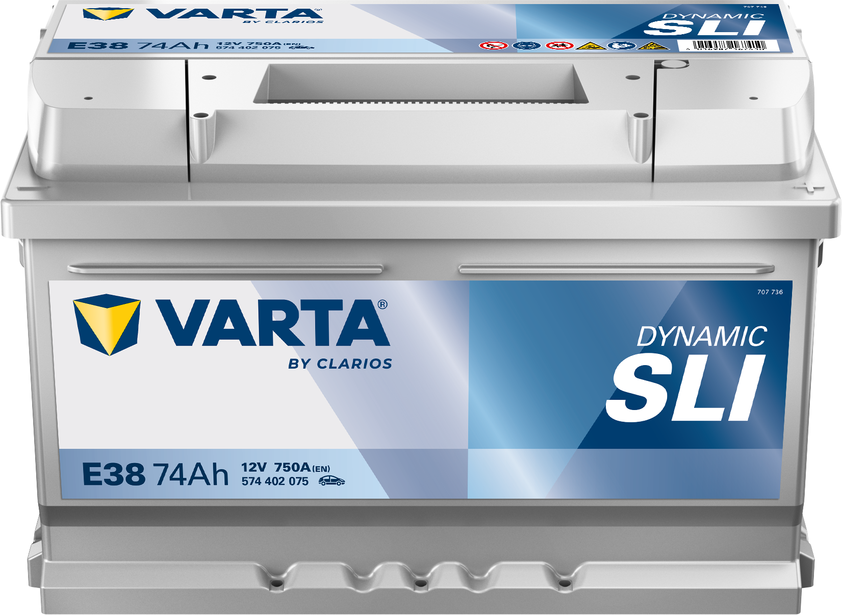 VARTA Dynamic SLI batteri 12V 74Ah E38-1