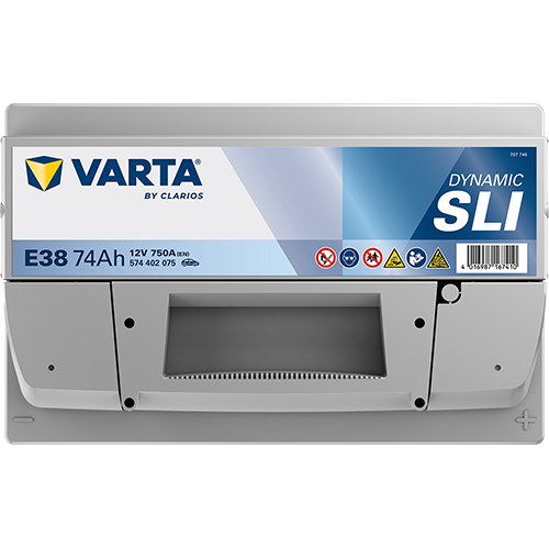 VARTA Dynamic SLI batteri 12V 74Ah E38-4