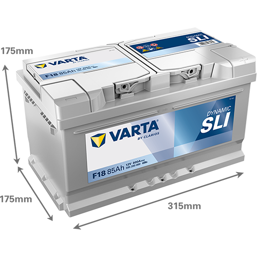 VARTA Dynamic SLI batteri 12V 85Ah F18