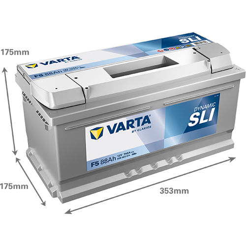 VARTA Dynamic SLI batteri 12V 88Ah F5