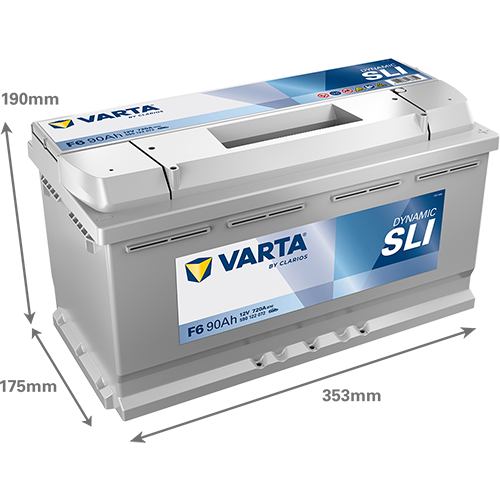 VARTA Dynamic SLI batteri 12V 90Ah F6