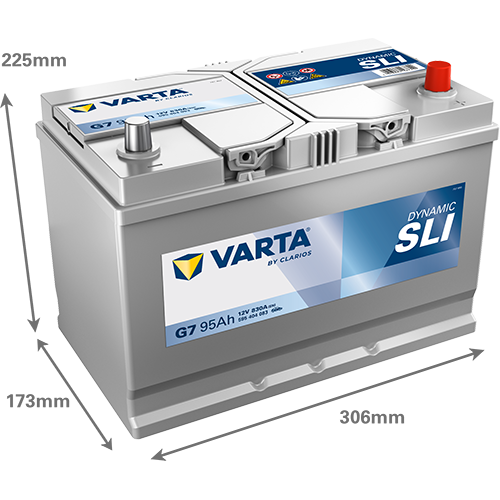 VARTA Dynamic SLI batteri 12V 95Ah G7
