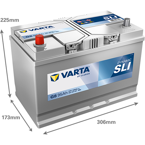 VARTA Dynamic SLI batteri 12V 95Ah G8