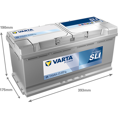 VARTA Dynamic SLI batteri 12V 110Ah I1-2