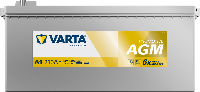 VARTA ProMotive AGM batteri 12V 210Ah A1-3