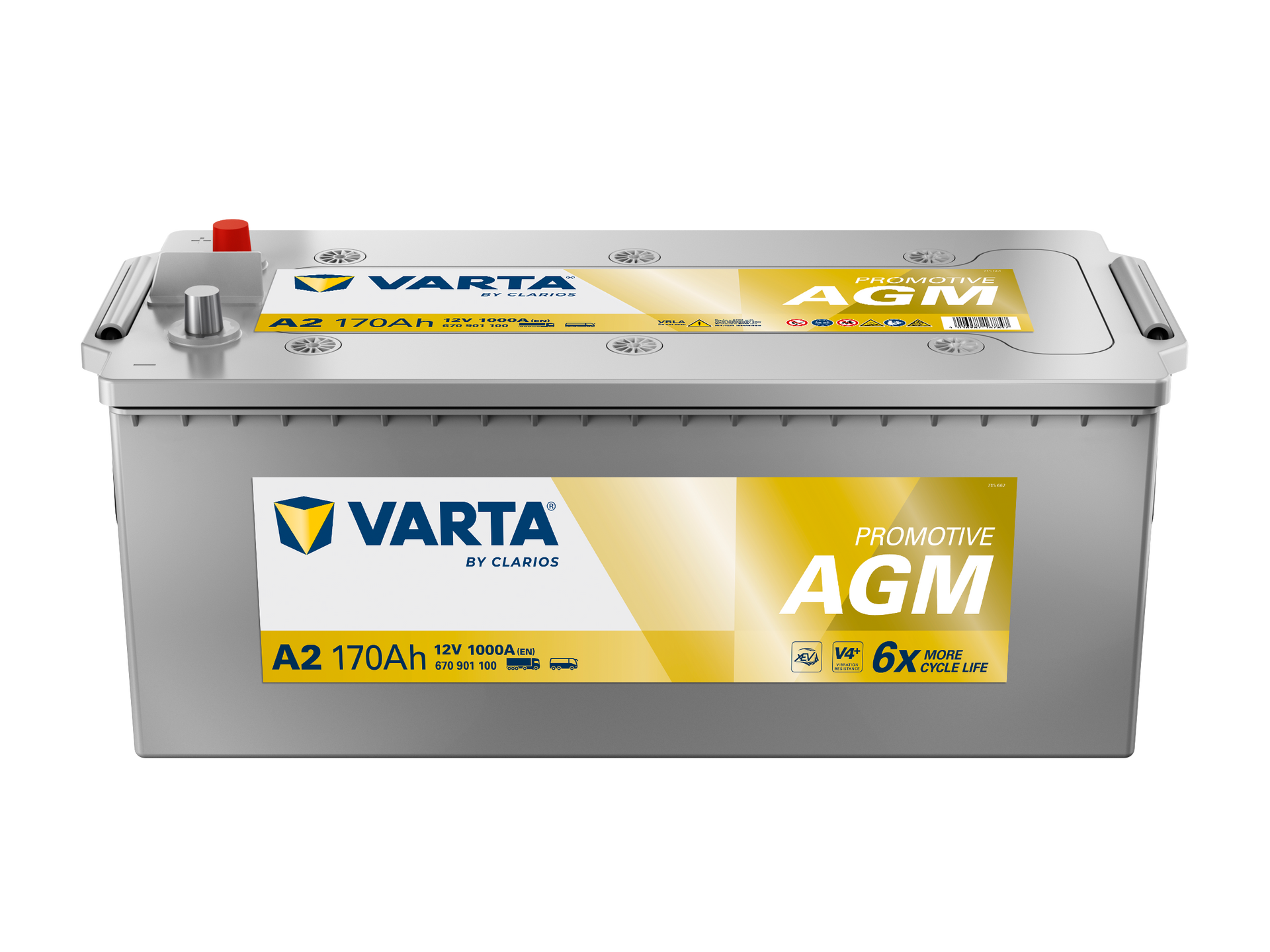 VARTA ProMotive AGM batteri 12V 170Ah A2