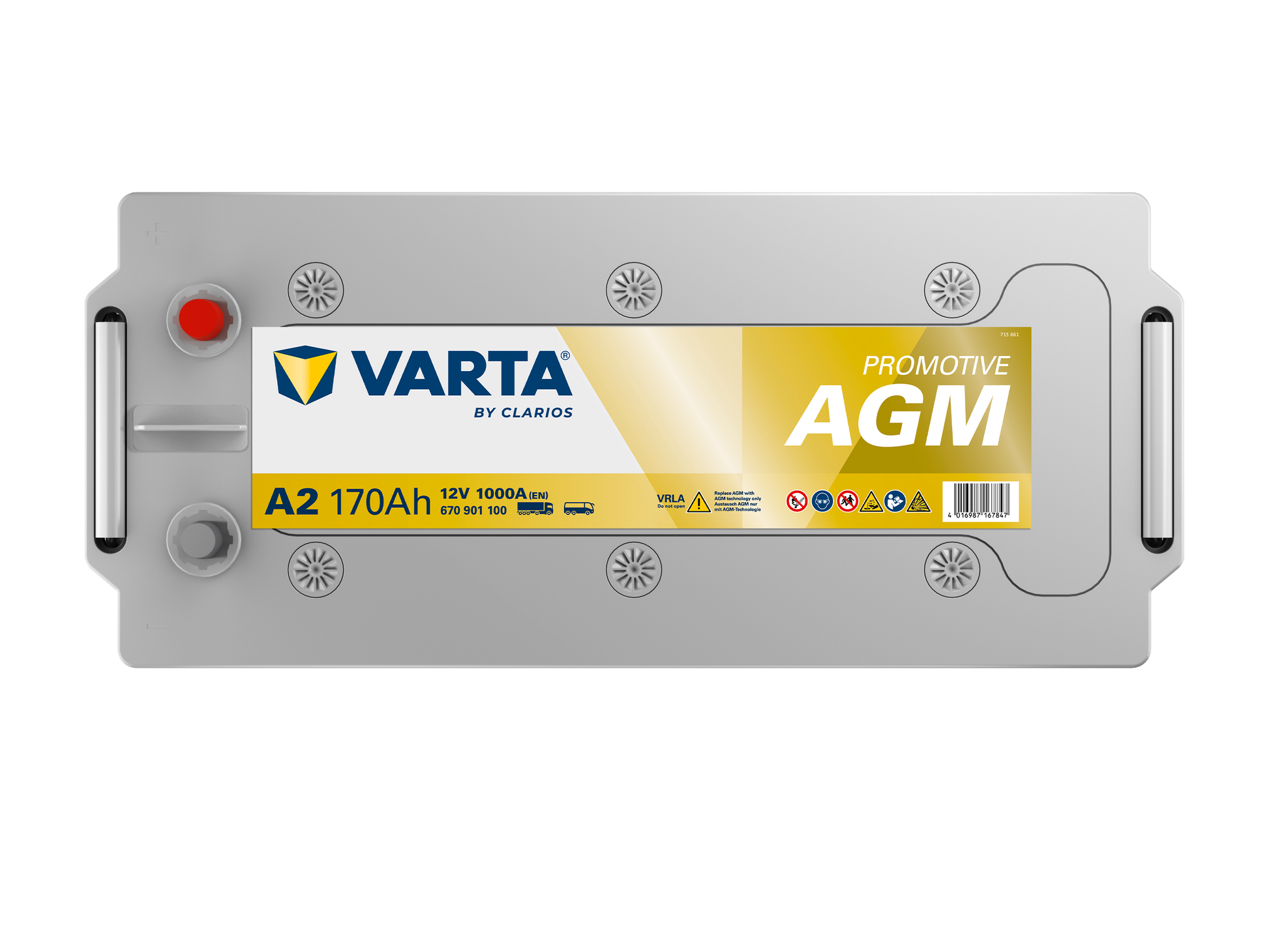 VARTA ProMotive AGM batteri 12V 170Ah A2-4