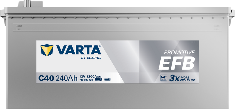 VARTA ProMotive EFB batteri 12V 240Ah C40-3
