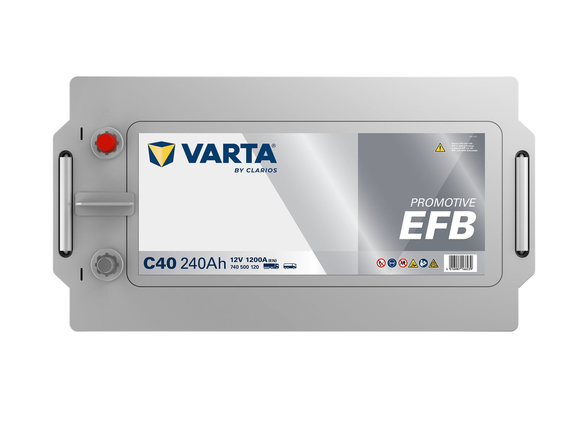 VARTA ProMotive EFB batteri 12V 240Ah C40-4