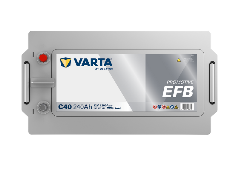 VARTA ProMotive EFB batteri 12V 240Ah C40-4