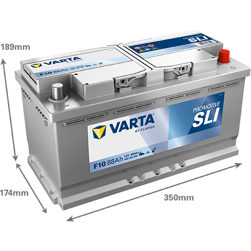 VARTA ProMotive SLI batteri 12V 88Ah F10-2