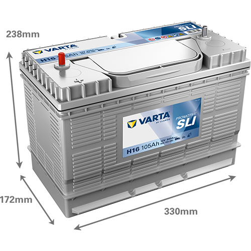 VARTA ProMotive SLI batteri 12V 105Ah H16-2