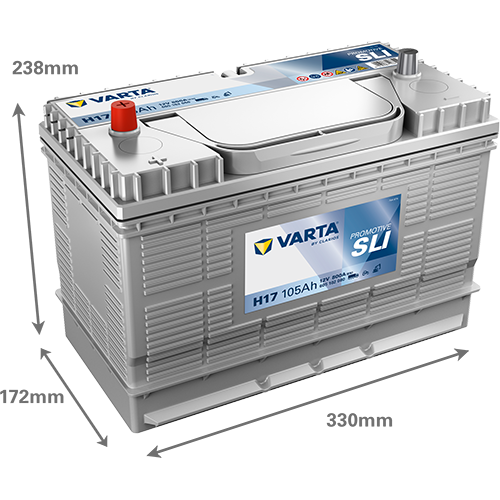VARTA ProMotive SLI batteri 12V 105Ah H17-2