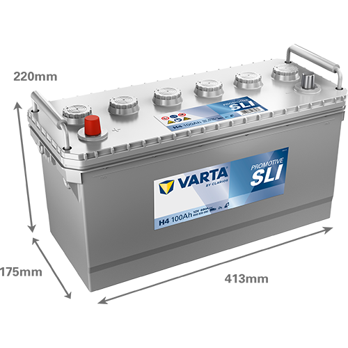 VARTA ProMotive SLI batteri 12V 100Ah H4-2