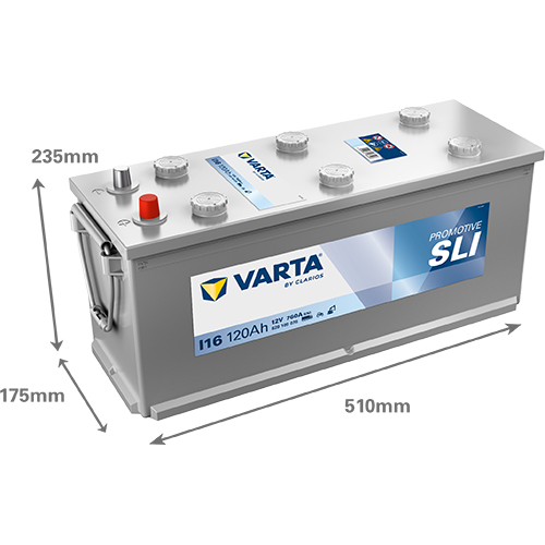 VARTA ProMotive SLI batteri 12V 120Ah I16