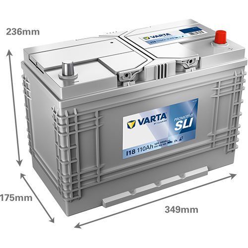 VARTA ProMotive SLI batteri 12V 110Ah I18-2