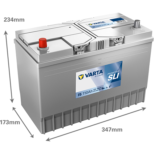 VARTA ProMotive SLI batteri 12V 110Ah I5