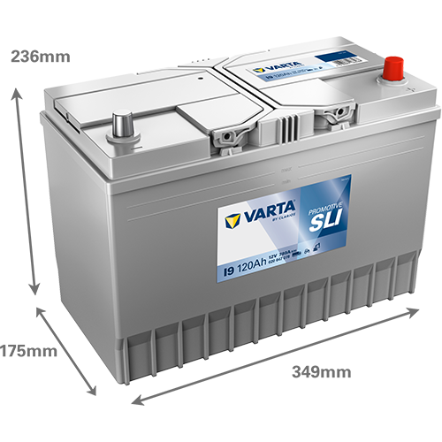 VARTA ProMotive SLI batteri 12V 120Ah I9