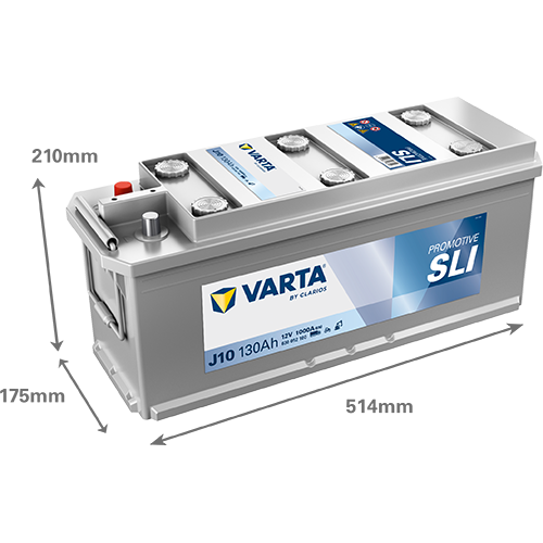 VARTA ProMotive SLI batteri 12V 130Ah J10-2