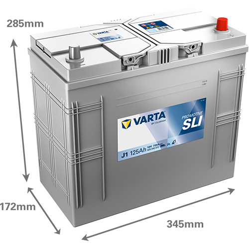 VARTA ProMotive SLI batteri 12V 125Ah J1-2
