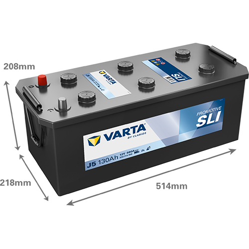 VARTA ProMotive SLI batteri 12V 130Ah J5-2