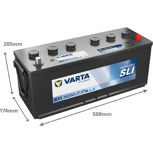VARTA ProMotive SLI batteri 12V 143Ah K11-2