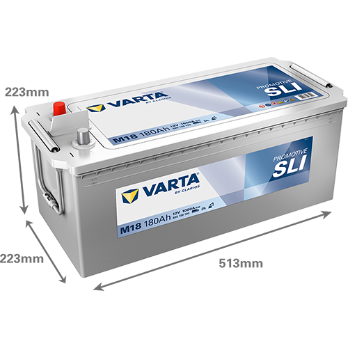 VARTA ProMotive SLI batteri 12V 180Ah M18-2