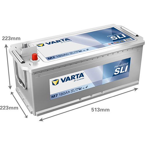 VARTA ProMotive SLI batteri 12V 180Ah M7-2