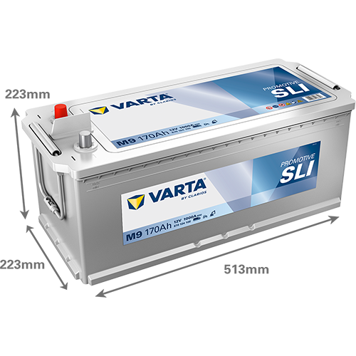 VARTA ProMotive SLI batteri 12V 170Ah M9-2