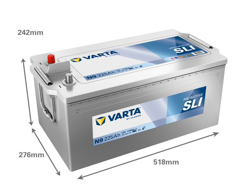 VARTA ProMotive SLI batteri 12V 225Ah N9-2
