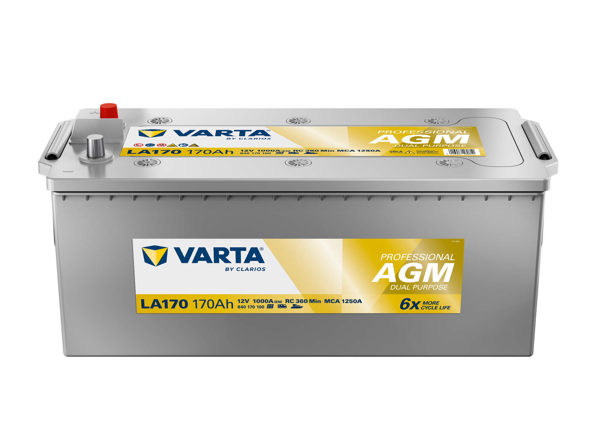 VARTA Professional Dual Purpose AGM batteri 12V 170Ah LA170