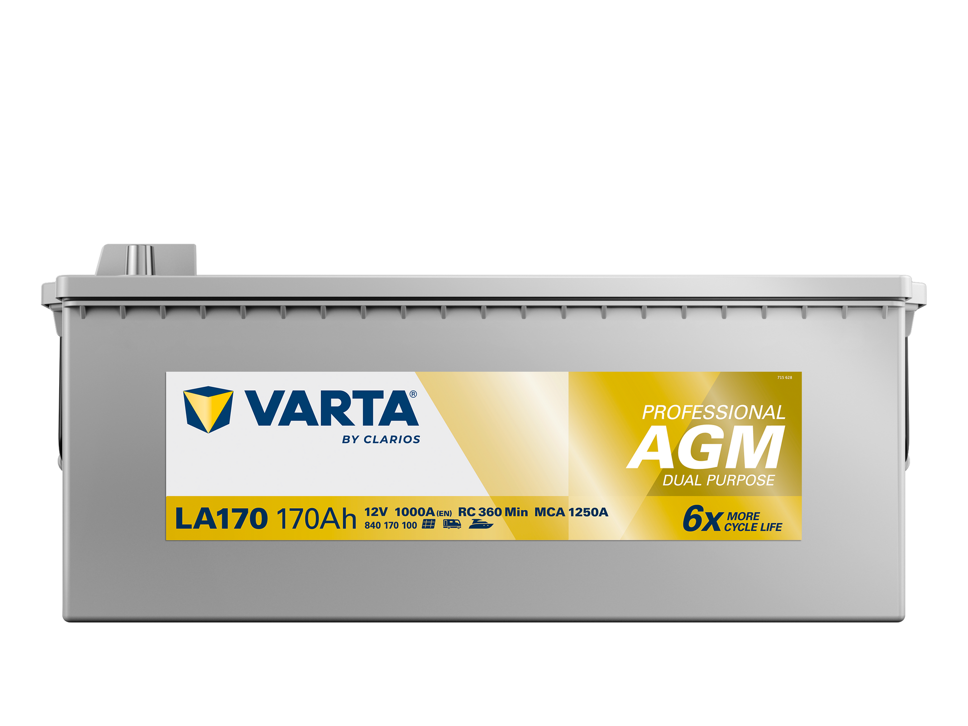 VARTA Professional Dual Purpose AGM batteri 12V 170Ah LA170-3