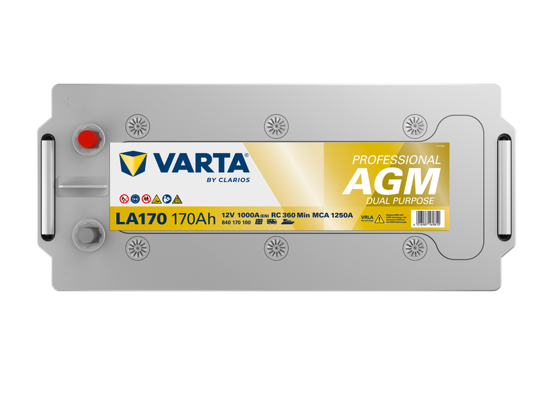 VARTA Professional Dual Purpose AGM batteri 12V 170Ah LA170-4