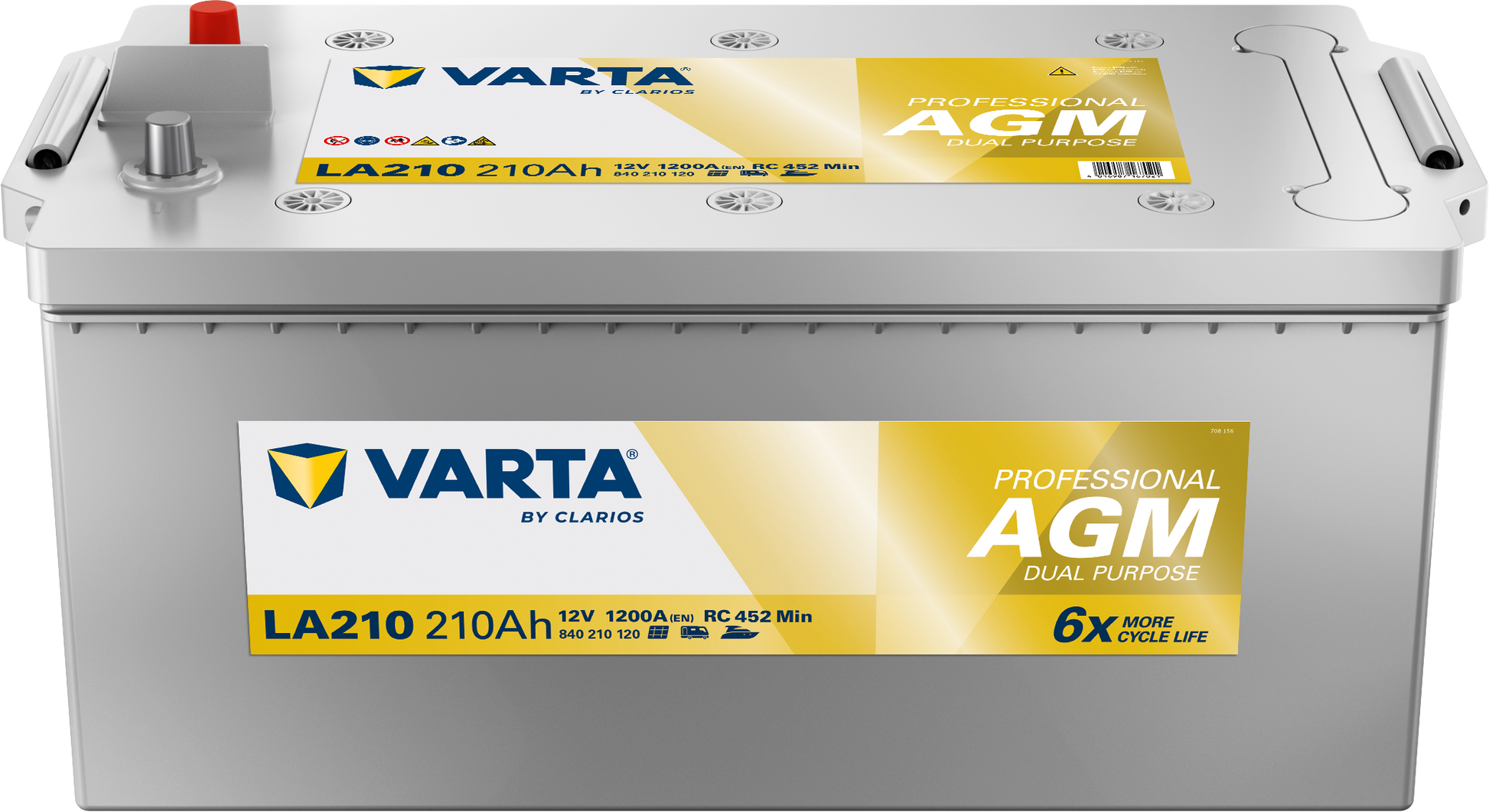 VARTA Professional Dual Purpose AGM batteri 12V 210Ah LA210-1
