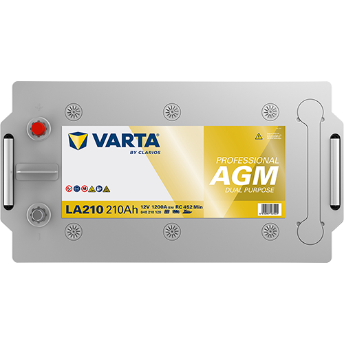 VARTA Professional Dual Purpose AGM batteri 12V 210Ah LA210-4
