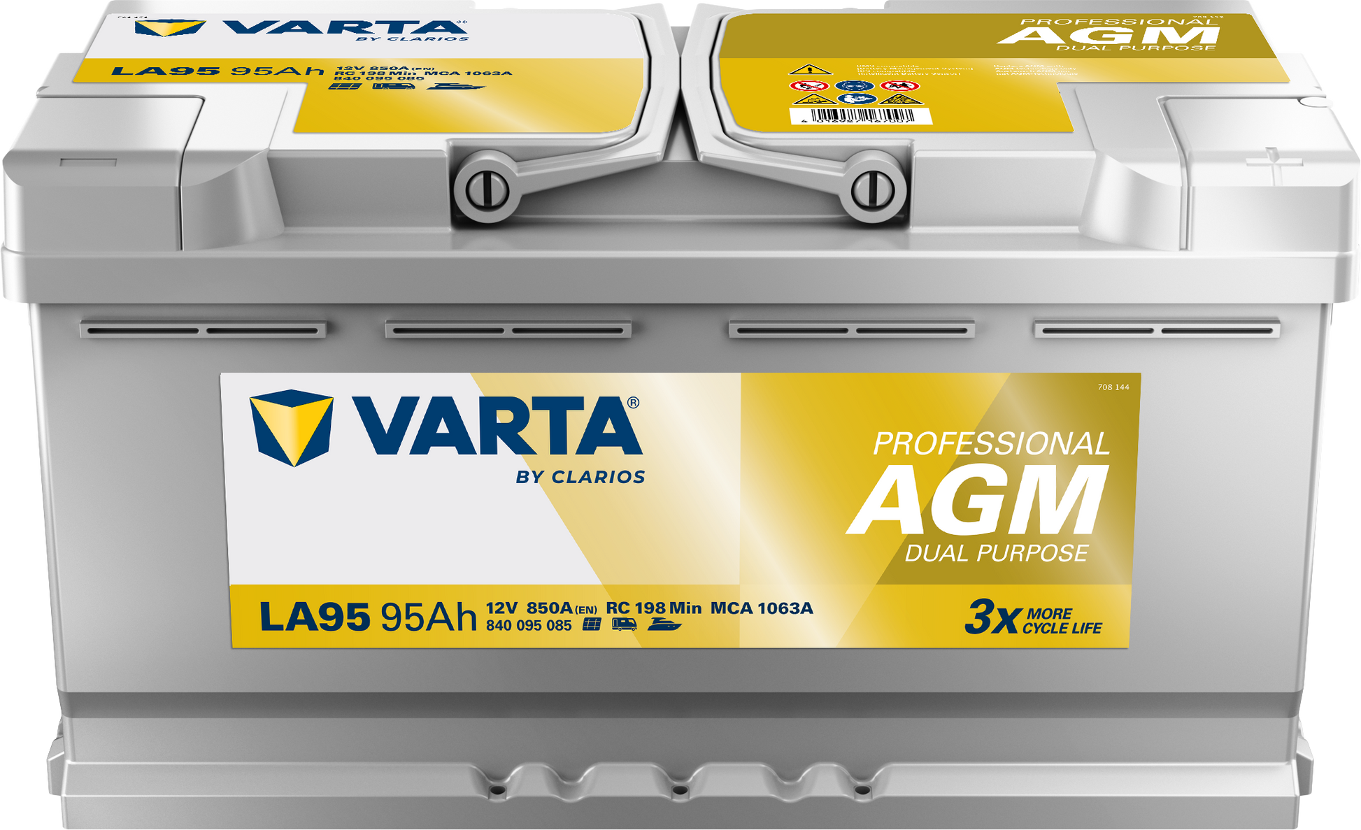 VARTA Professional Dual Purpose AGM batteri 12V 95Ah LA95-1