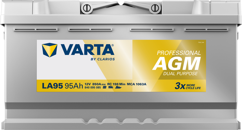 VARTA Professional Dual Purpose AGM batteri 12V 95Ah LA95-3